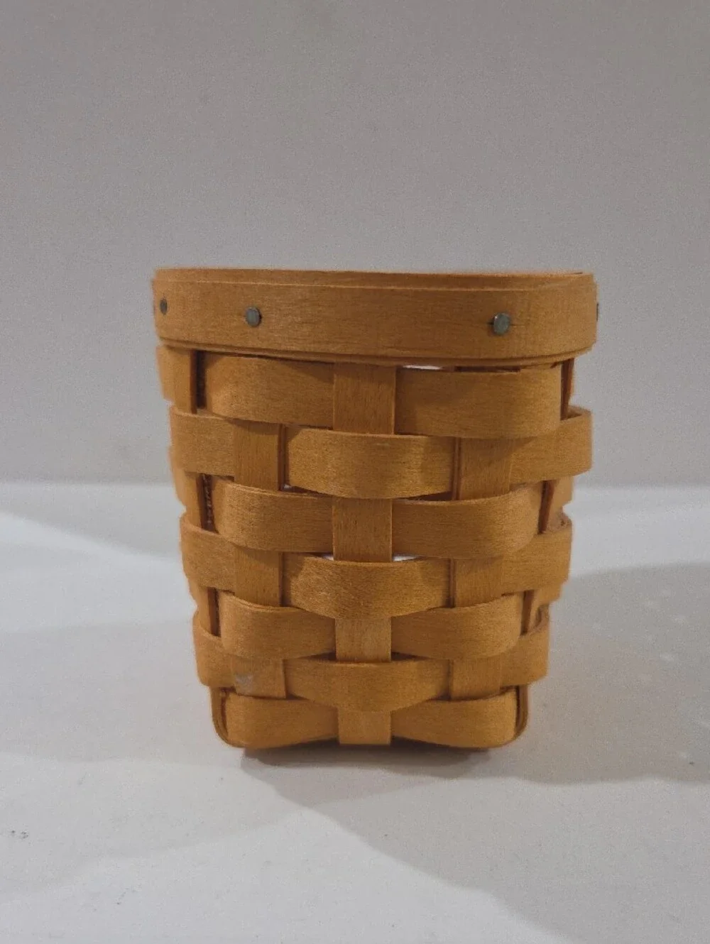 2000 Longaberget Oregano Woven Natural Wood Accent Basket